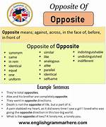 Opposite Meaning