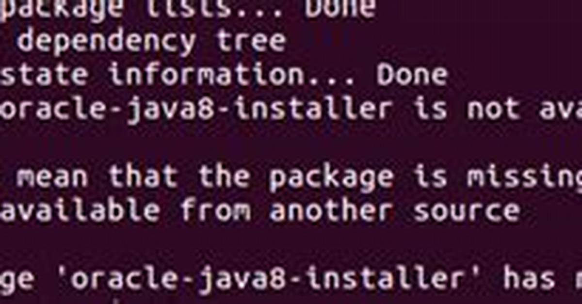Oracle-Java8-Installer: No Installation Candidate
