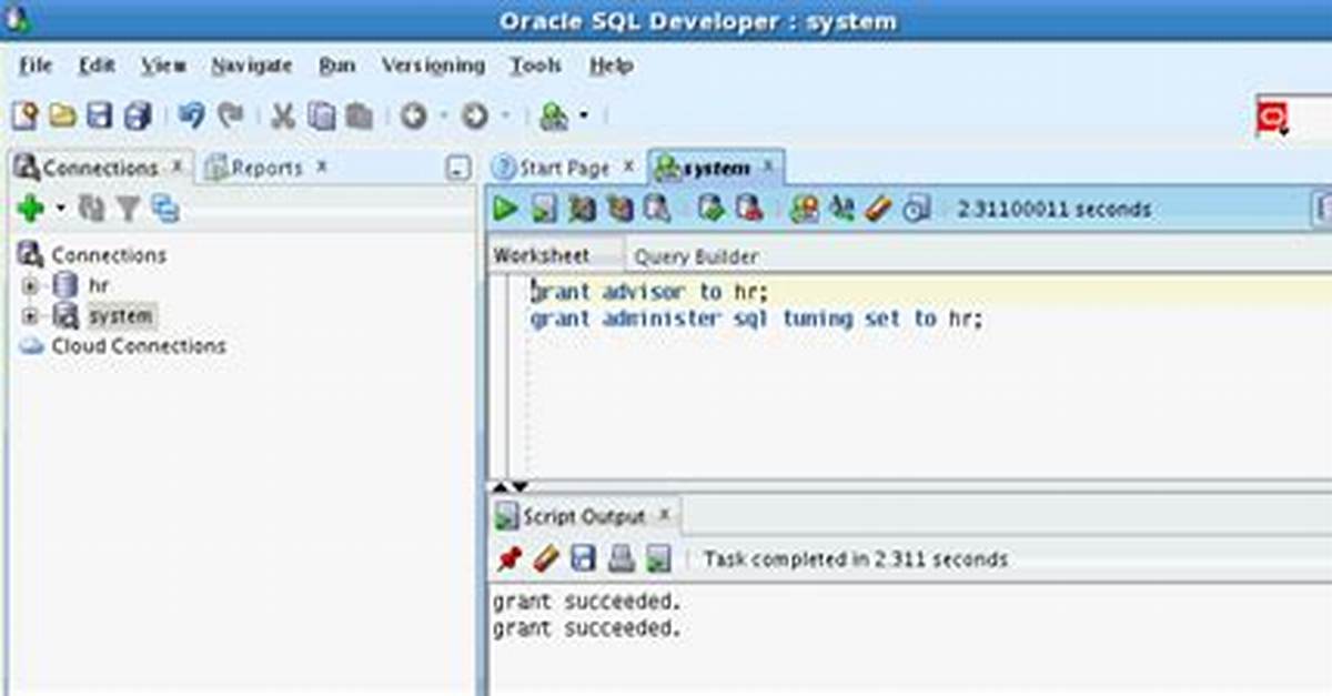 Oracle / Sql Tuning Advisor