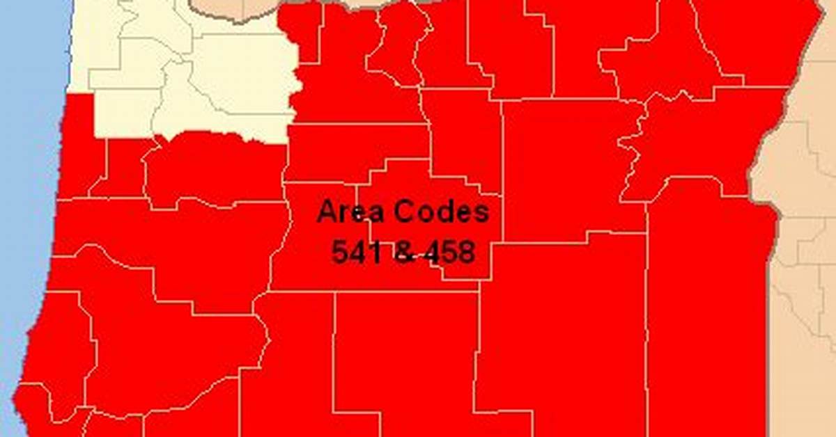 Oregon Area Codes