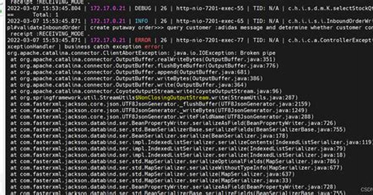 Org. Apache. Catalina. Connector. Clientabortexception: Java. Io. Ioexception: Apr Error: -32