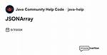 Org. Json. Simple. Jsonarray Cannot Be Cast to Org. Json. Simple. Jsonobject