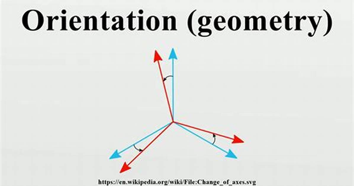 Orientation(Geometry) [Closed]