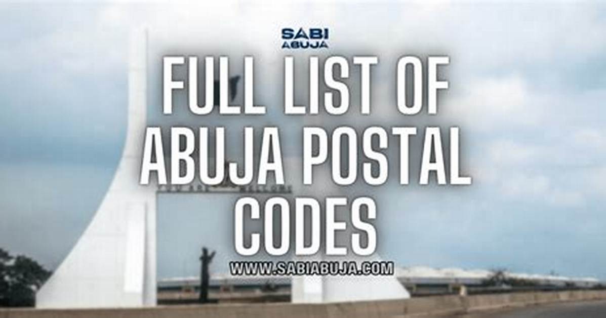 Orozo Zip Code (Postal Code) — Abuja