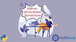 Oserror: [Errno 8] Exec Format Error
