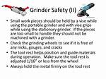Osha Rules for Grinding Wheel Handles