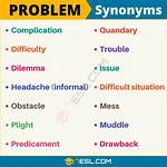 Other Words for Problem