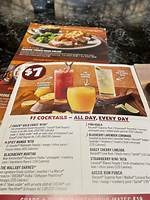 Outback Drink Menu