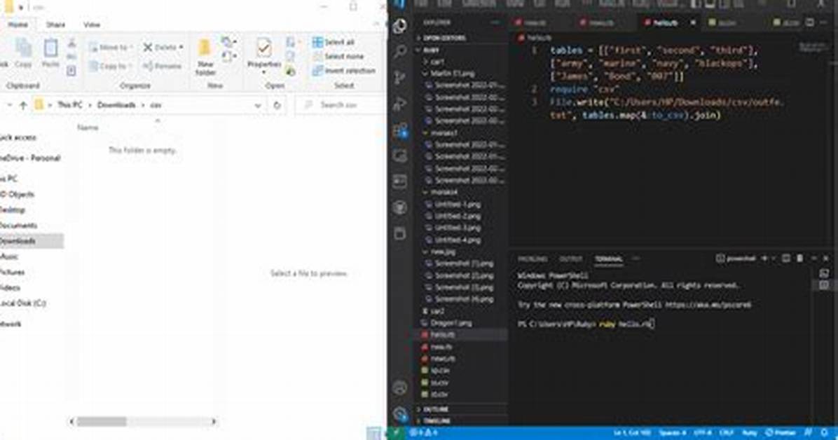 Output Array to Csv in Ruby