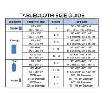 Oval Tablecloth Sizes
