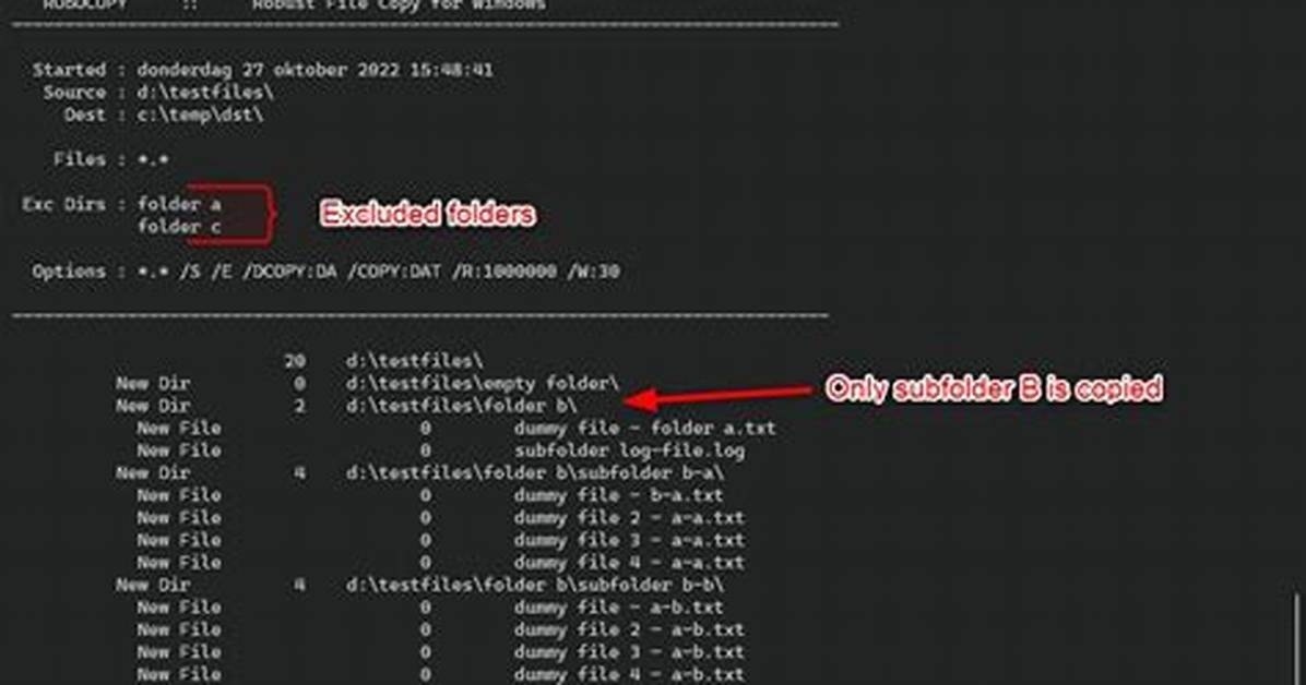 Overwriting with Robocopy