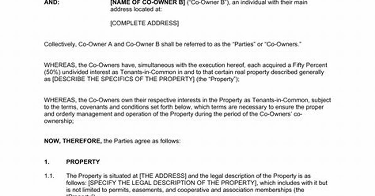 Owner's Document