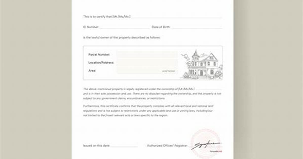 Ownership Documents