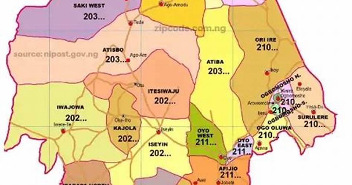 Oyo State Zip Code / Postal Code