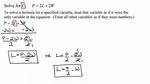 P=2W+2L for W