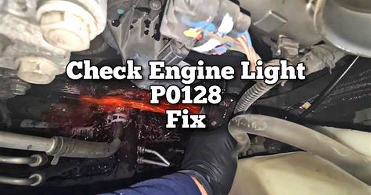 P0128 Engine Code