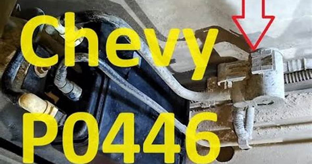 P0446 Code Chevy
