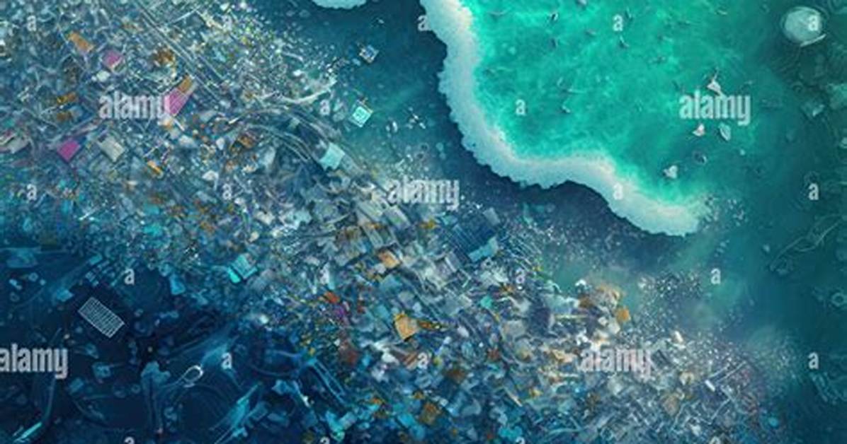 Pacific Garbage Patch from Space