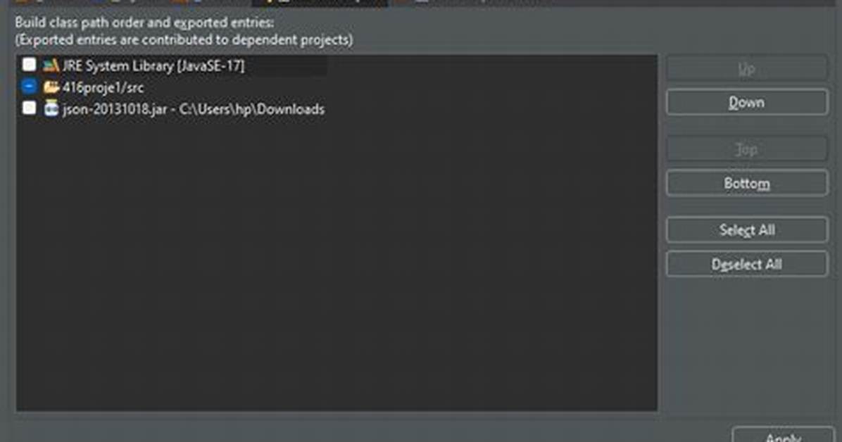 Package Org. Json Does Not Exist When Importing Org. Json. Jsonobject