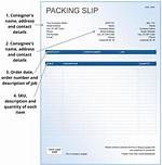 Packing Slip