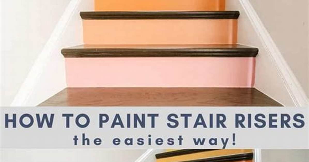 Painted Stair Risers
