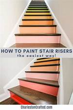 Painted Stair Risers