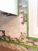 Painting Tile Backsplash