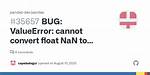 Pandas: Valueerror: Cannot Convert Float Nan to Integer