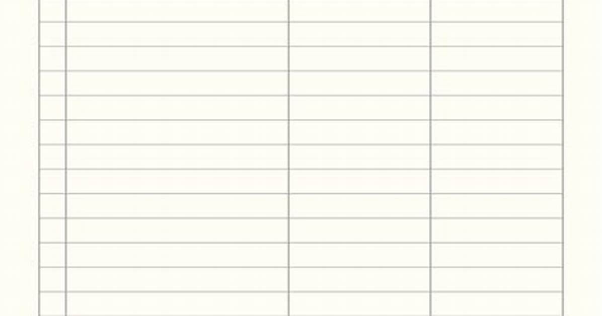 Pantry Inventory List