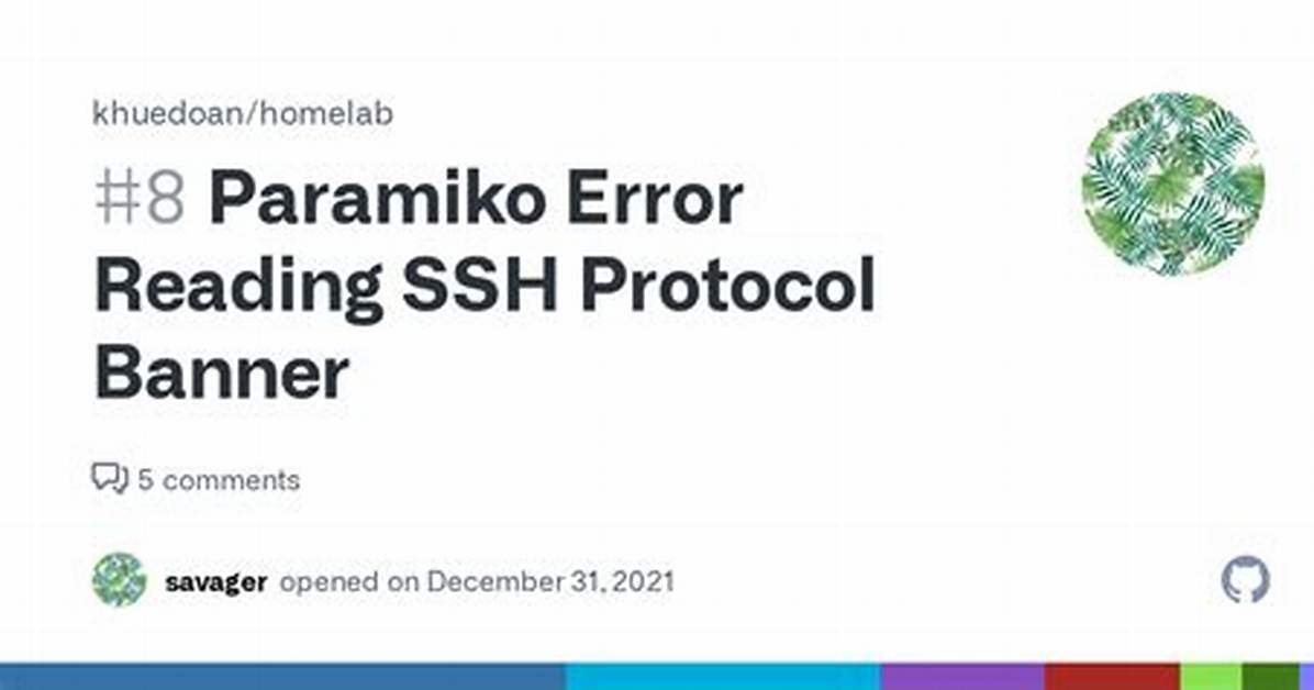 Paramiko: Error Reading Ssh Protocol Banner
