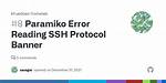 Paramiko: Error Reading Ssh Protocol Banner