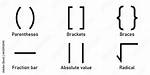 Parenthesis Shape