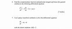 Particular Integral in Complementary Function
