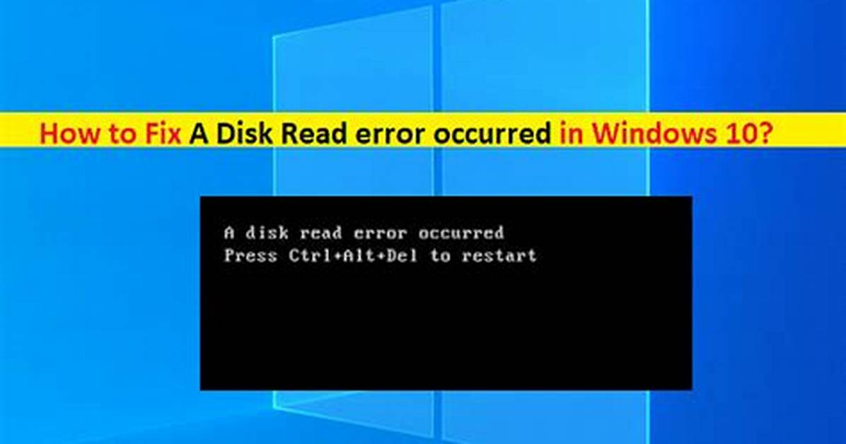 Partition: Read Error