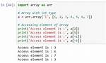 Passing an Array/List into a Python Function