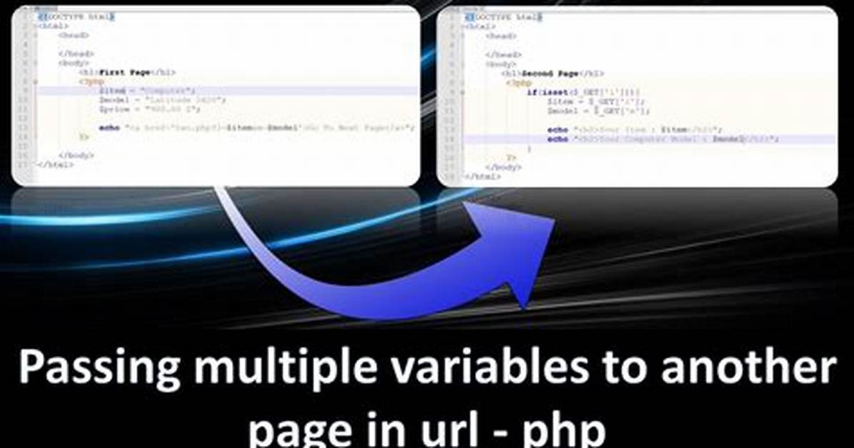 Passing Multiple Variables in Using Php and $_Get['']