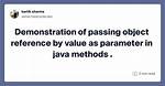Passing Object by Reference in C++