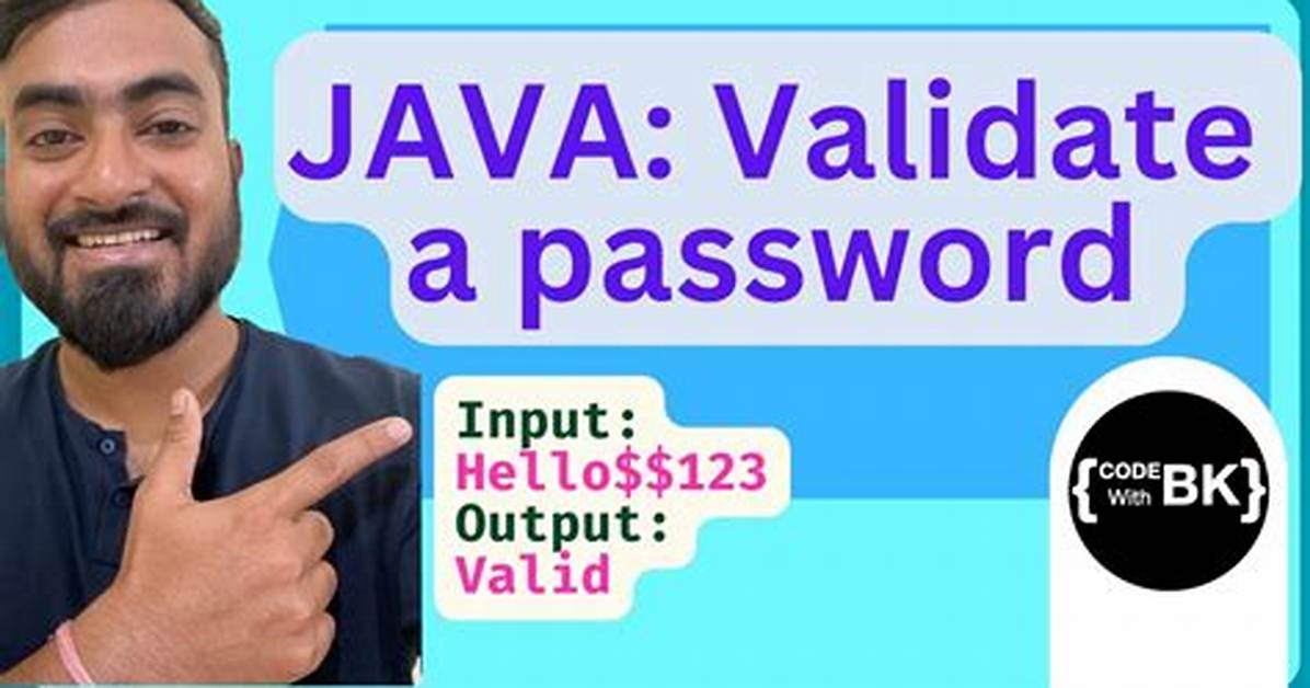 Password Verification Program Java