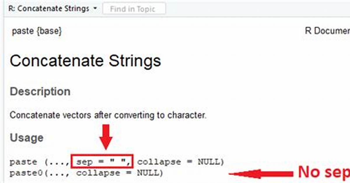 Paste/Collapse in R
