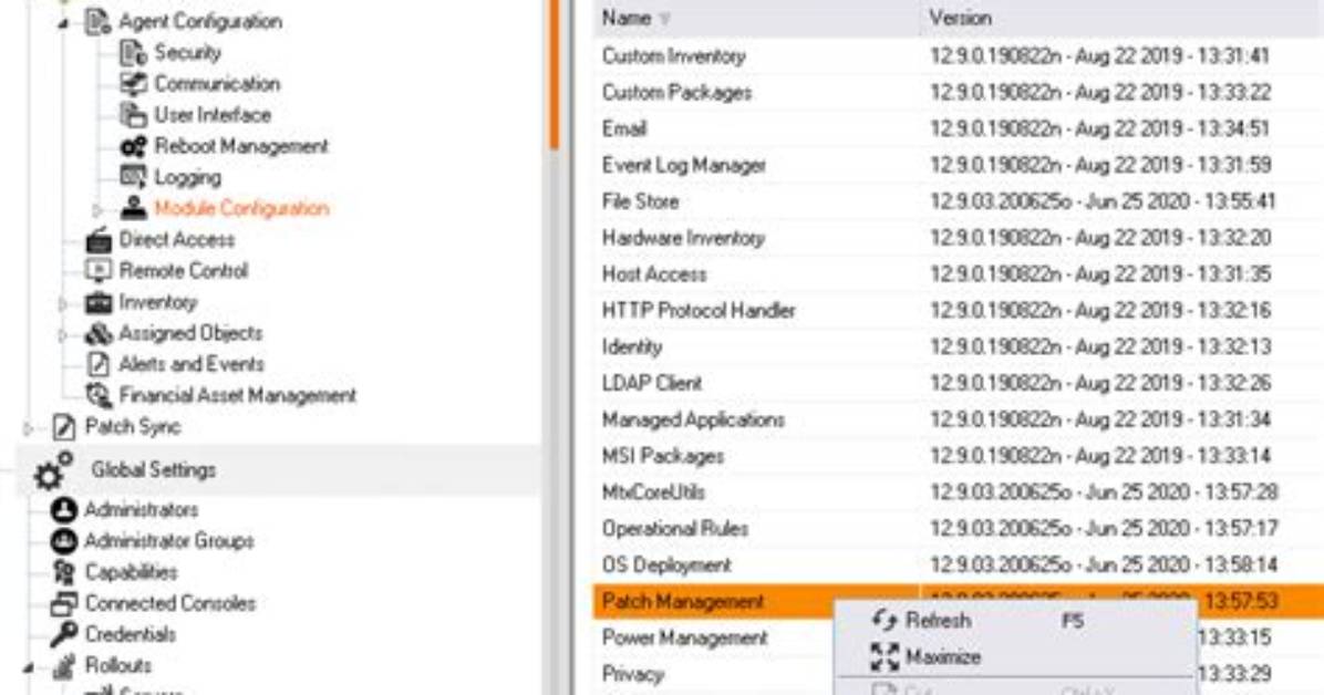 Patch Management Steps - Documentation for Bmc Client Management 12.5