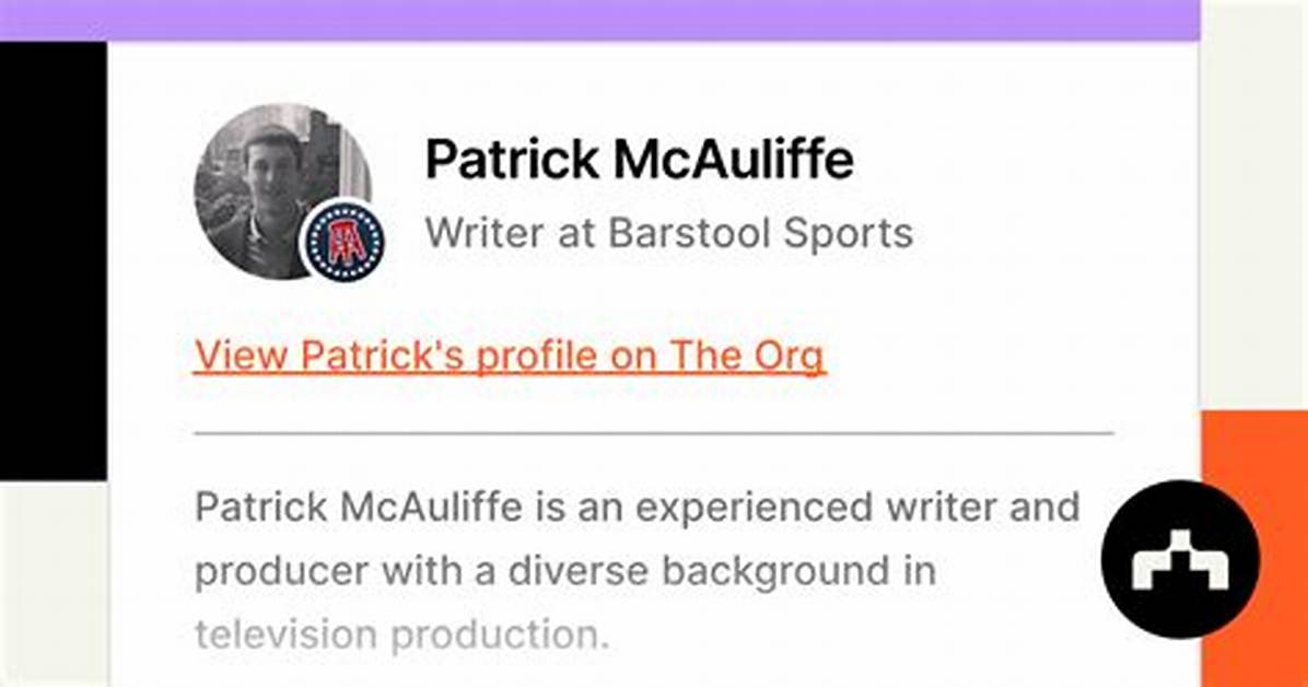 Patrick Mcauliffe