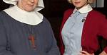 Pbs Call the Midwife Star Pam Ferris Looks World's Away from Sister Evangelina in Throwback Pictures from 30 Year's Ago with Pal David Jason