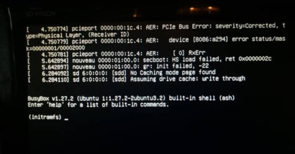 Pcie Bus Error Severity=Corrected