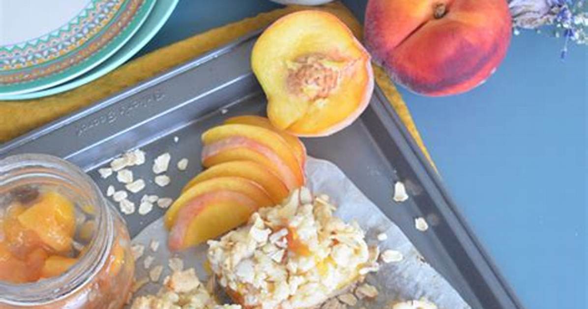 Peach Shortbread