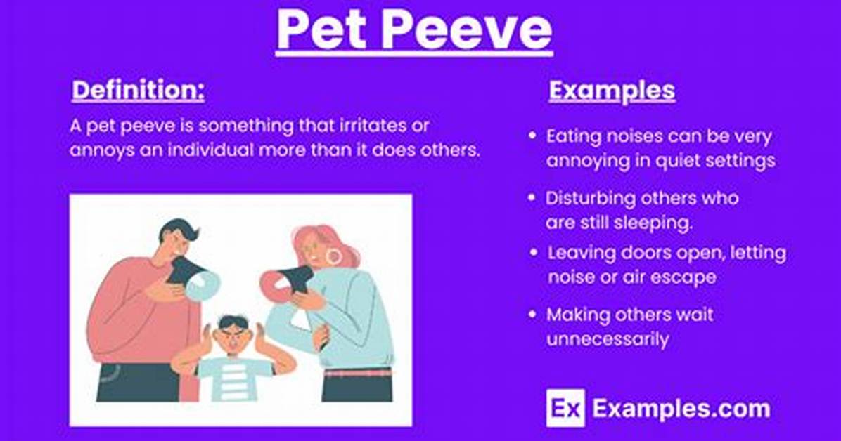 ___ Peeve