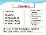 Peevish Mood
