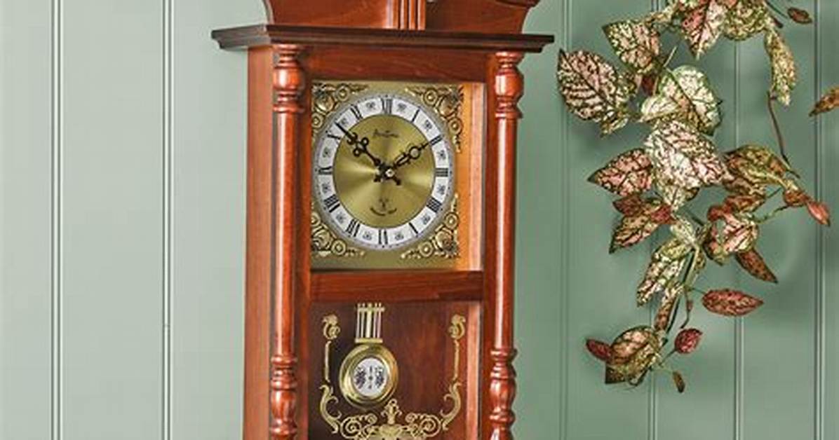 Pendulum Wall Clock with Chime