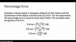 Percent Difference Formula Physics