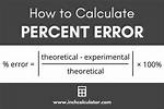 Percent Error Calculator