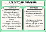 Perception Checking